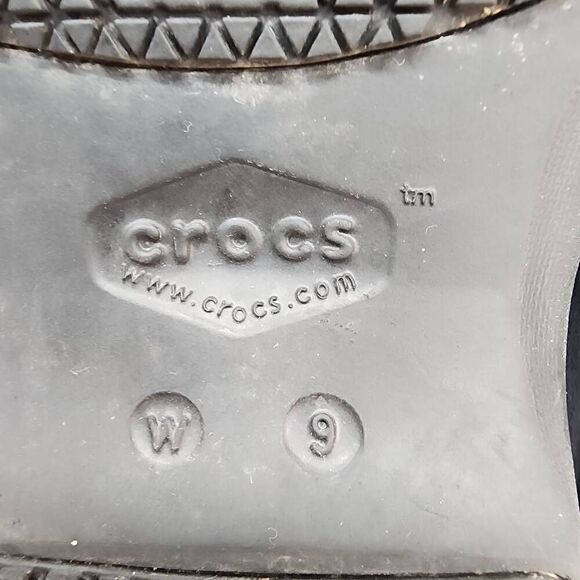 Crocs Size 9 Women's Nurse  Neria Pro II Slip On Clog Black W/ Speckle Dots I - Picture 10 of 10